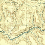 United States Geological Survey Pikeville, TN (1895, 125000-Scale) digital map