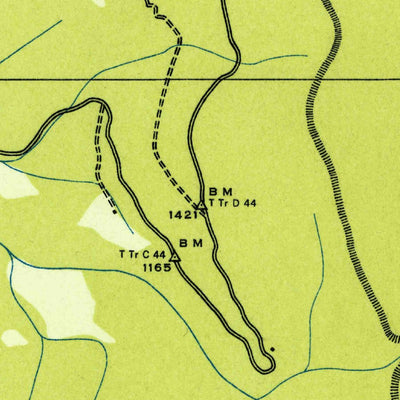 United States Geological Survey Pikeville, TN (1935, 24000-Scale) digital map