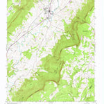 United States Geological Survey Pikeville, TN (1956, 24000-Scale) digital map