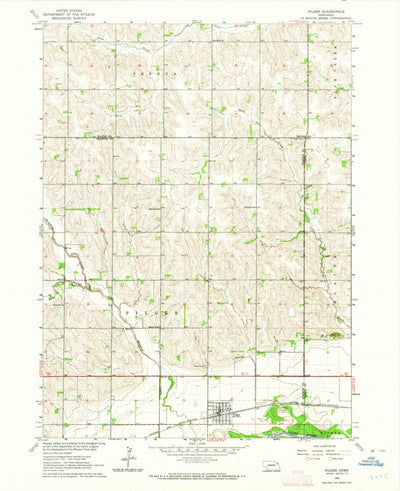 United States Geological Survey Pilger, NE (1963, 24000-Scale) digital map