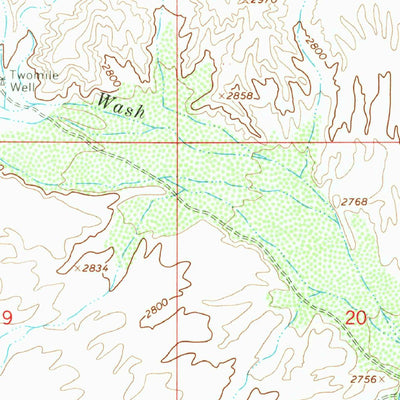 United States Geological Survey Pilgrim Wash, AZ (1967, 24000-Scale) digital map
