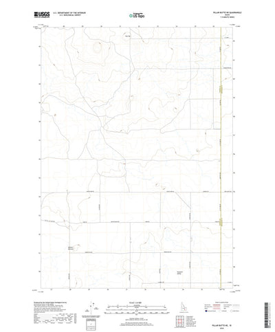 United States Geological Survey Pillar Butte NE, ID (2020, 24000-Scale) digital map