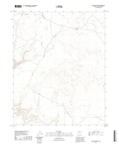 United States Geological Survey Pillow Mountain, AZ (2021, 24000-Scale) digital map