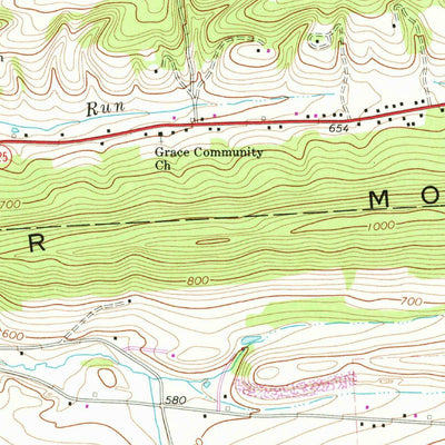 United States Geological Survey Pillow, PA (1969, 24000-Scale) digital map