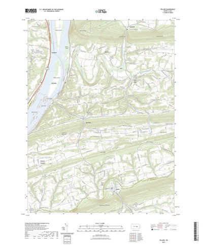 United States Geological Survey Pillow, PA (2023, 24000-Scale) digital map