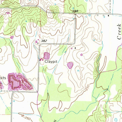 United States Geological Survey Pillowville, TN (1967, 24000-Scale) digital map