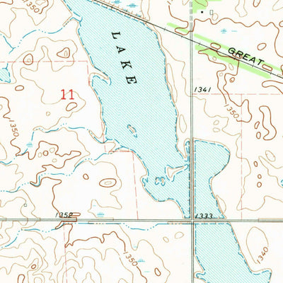 United States Geological Survey Pillsbury, ND (1967, 24000-Scale) digital map