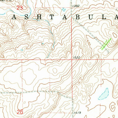 United States Geological Survey Pillsbury SW, ND (1967, 24000-Scale) digital map