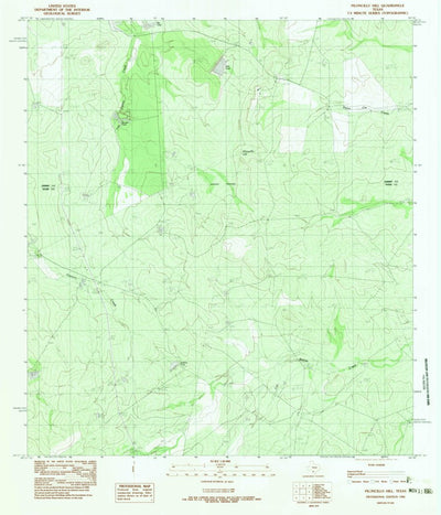 United States Geological Survey Piloncillo Hill, TX (1982, 24000-Scale) digital map