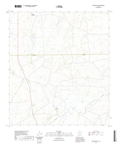 United States Geological Survey Piloncillo Hill, TX (2022, 24000-Scale) digital map