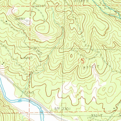 United States Geological Survey Pilot Butte, OR (1990, 24000-Scale) digital map