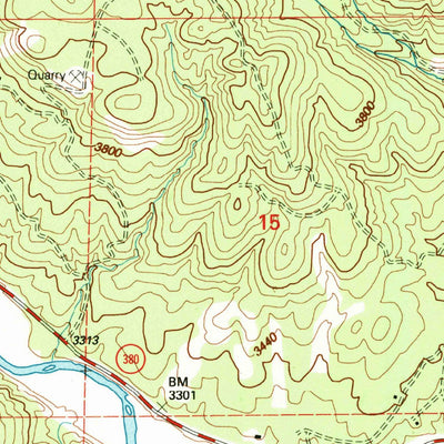 United States Geological Survey Pilot Butte, OR (1992, 24000-Scale) digital map