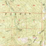 United States Geological Survey Pilot Creek, CA (1951, 62500-Scale) digital map