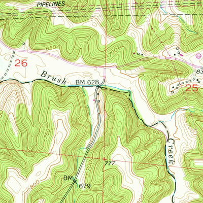 United States Geological Survey Pilot Grove North, MO (1953, 24000-Scale) digital map