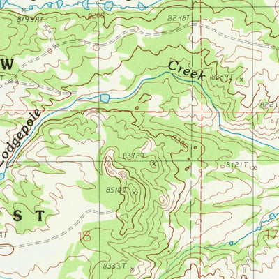 United States Geological Survey Pilot Hill, WY (1987, 24000-Scale) digital map