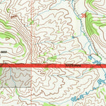 United States Geological Survey Pilot Hill, WY (1992, 24000-Scale) digital map