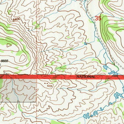 United States Geological Survey Pilot Hill, WY (1992, 24000-Scale) digital map