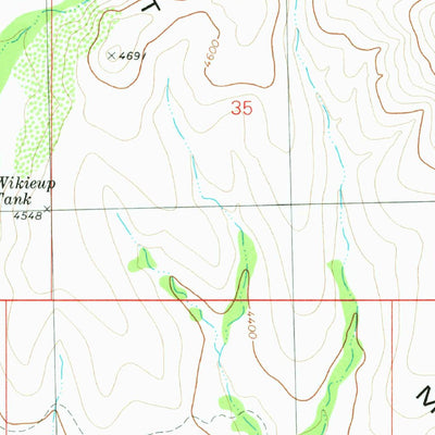 United States Geological Survey Pilot Knob, AZ (1980, 24000-Scale) digital map