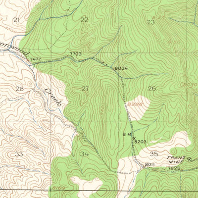 United States Geological Survey Pilot Knob, CO (1923, 62500-Scale) digital map