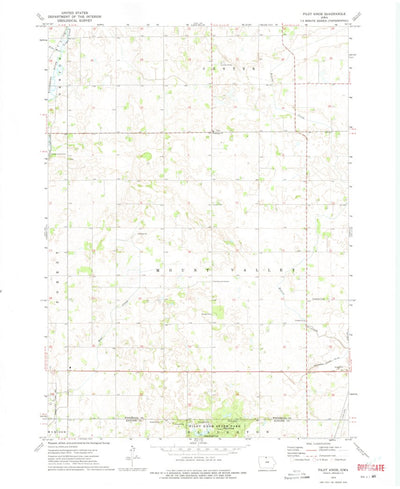 United States Geological Survey Pilot Knob, IA (1972, 24000-Scale) digital map