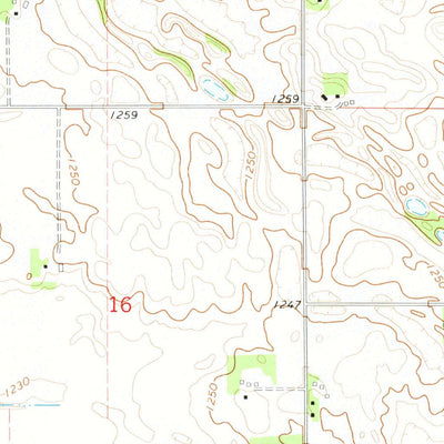 United States Geological Survey Pilot Knob, IA (1972, 24000-Scale) digital map