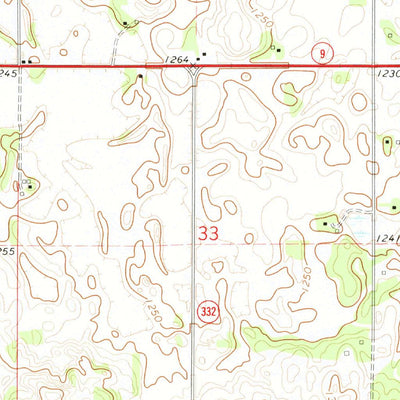 United States Geological Survey Pilot Knob, IA (1972, 24000-Scale) digital map
