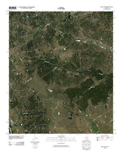 United States Geological Survey Pilot Knob, TX (2010, 24000-Scale) digital map