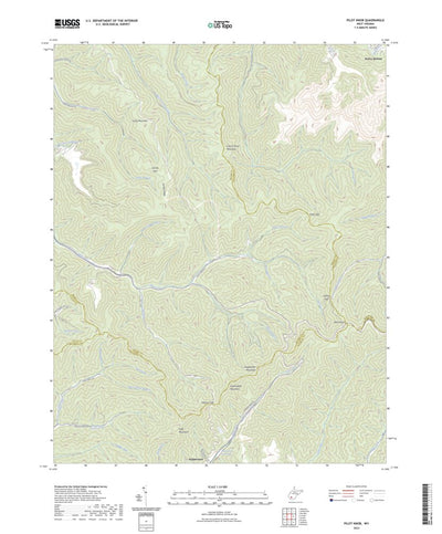 United States Geological Survey Pilot Knob, WV (2023, 24000-Scale) digital map