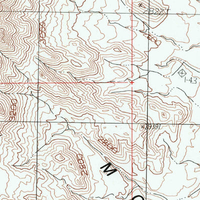 United States Geological Survey Pilot Mountain, CA (1986, 24000-Scale) digital map