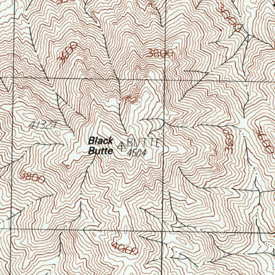 United States Geological Survey Pilot Mountain, CA (1986, 24000-Scale) digital map