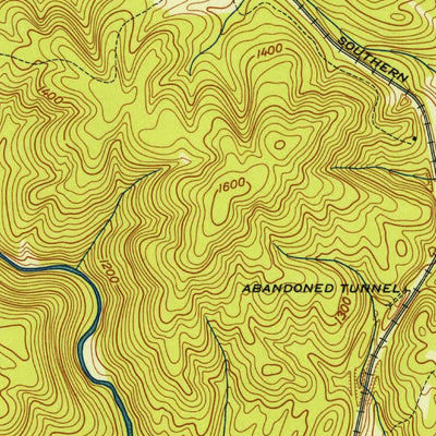 United States Geological Survey Pilot Mountain, TN (1946, 24000-Scale) digital map