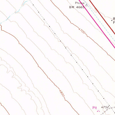 United States Geological Survey Pilot, NV (1971, 24000-Scale) digital map