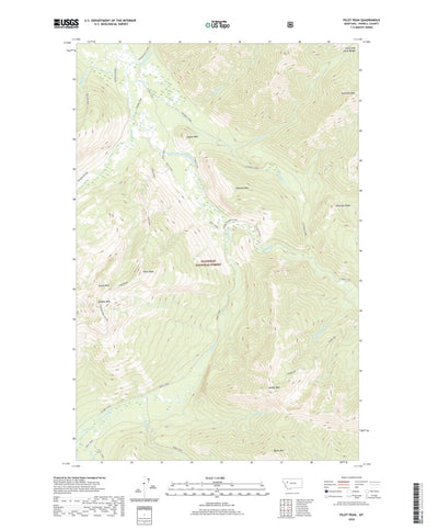 United States Geological Survey Pilot Peak, MT (2020, 24000-Scale) digital map