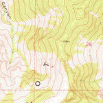 United States Geological Survey Pilot Peak, NV-UT (1967, 24000-Scale) digital map