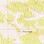 United States Geological Survey Pilot Peak, NV-UT (1967, 24000-Scale) digital map