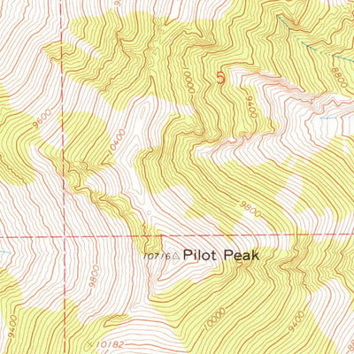 United States Geological Survey Pilot Peak, NV-UT (1967, 24000-Scale) digital map