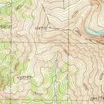 United States Geological Survey Pilot Peak, WY (1989, 24000-Scale) digital map