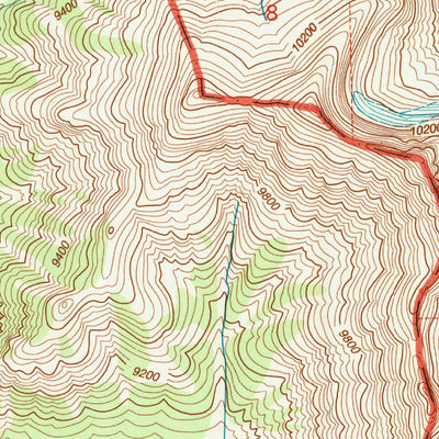 United States Geological Survey Pilot Peak, WY (1991, 24000-Scale) digital map