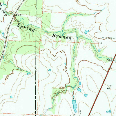 United States Geological Survey Pilot Point, TX (1961, 24000-Scale) digital map