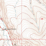 United States Geological Survey Pilot Rock, OR (1967, 24000-Scale) digital map
