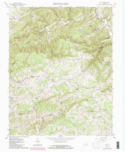 United States Geological Survey Pilot, VA (1965, 24000-Scale) digital map
