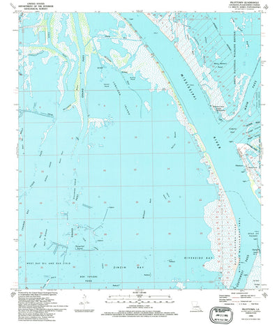 United States Geological Survey Pilottown, LA (1993, 24000-Scale) digital map