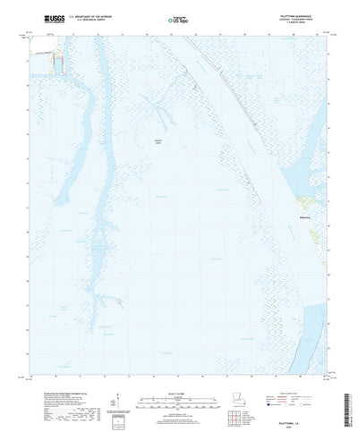 United States Geological Survey Pilottown, LA (2020, 24000-Scale) digital map