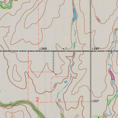 United States Geological Survey Pilsen, KS (1971, 24000-Scale) digital map