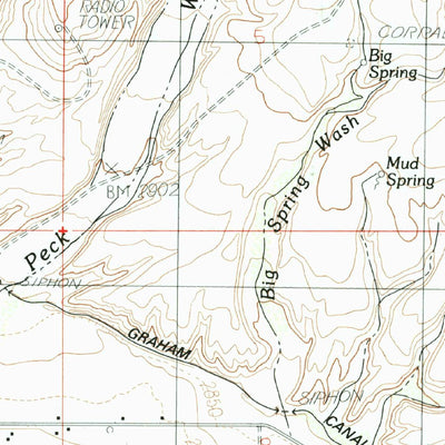 United States Geological Survey Pima, AZ (1985, 24000-Scale) digital map