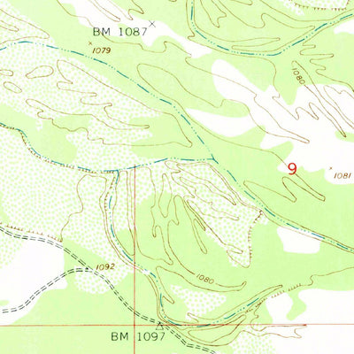 United States Geological Survey Pima Butte, AZ (1952, 24000-Scale) digital map