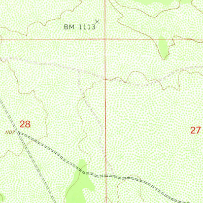 United States Geological Survey Pima Butte, AZ (1952, 24000-Scale) digital map