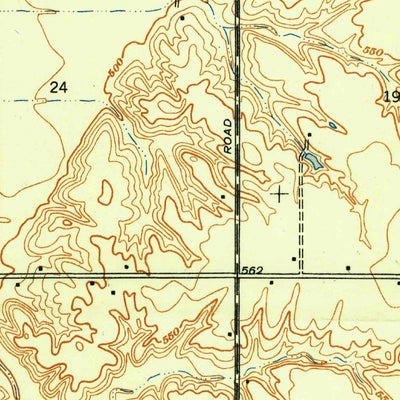 United States Geological Survey Pimento, IN (1940, 24000-Scale) digital map