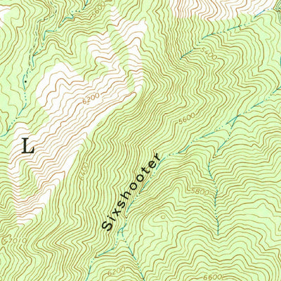 United States Geological Survey Pinal Peak, AZ (1964, 24000-Scale) digital map