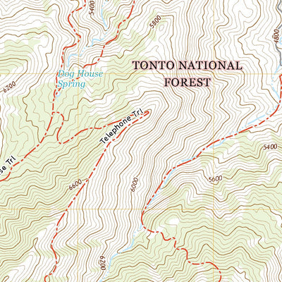 United States Geological Survey Pinal Peak, AZ (2021, 24000-Scale) digital map